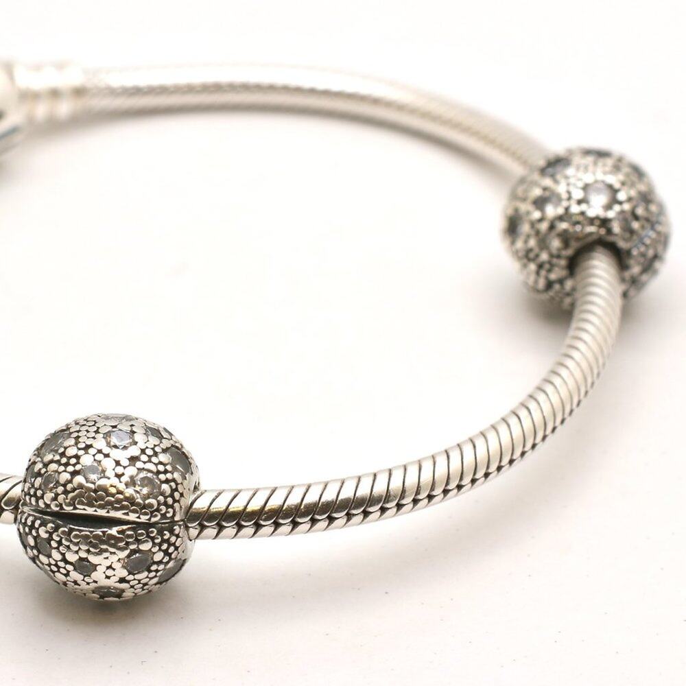 Two Authentic PANDORA Cosmic Stars Clips - 791286CZ - Picture 6 of 10